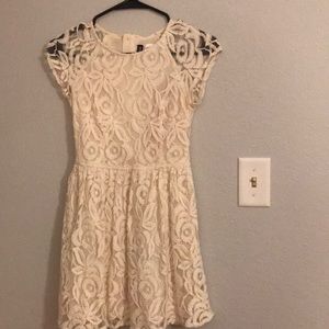 Lace dress.